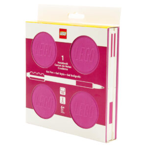 LEGO® Kilitli Defter ve Jel Kalem Seti – Kare Seri – 53563 Mor