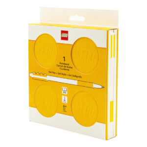 LEGO® Kilitli Defter ve Jel Kalem Seti – Kare Seri – 53565 Sarı